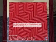 Interlocking tahan lama untuk lantai indoor dan outdoor serbaguna