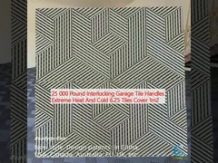 25 000 Pound Interlocking Garage Tile Handles Extreme Heat And Cold 6.25 Tile Cover 1m2