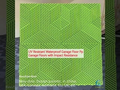 Lantai garasi tahan air tahan UV Pp Lantai garasi tahan benturan