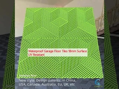 Keramik lantai garasi tahan air 18mm Permukaan tahan UV