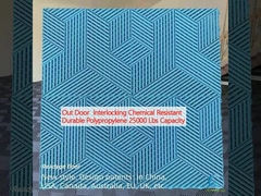 Di luar pintu mengunci tahan kimia tahan polypropylene 25000 Lbs Kapasitas