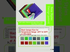 Lantai Garasi Hitam untuk Rentang Suhu -20°F hingga 120°F dengan Harga Terjangkau