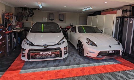 PP 12x12 Interlocking Garage Floor Tile Garagetrac Tiles Ketebalan 0,7 Inch