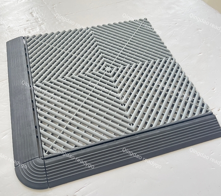 Karpet lantai garasi polypropylene tahan suhu
