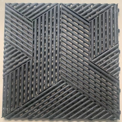 OEM Plastic Garage Floor Tile 18mm Interlocking Shop Floor Mats