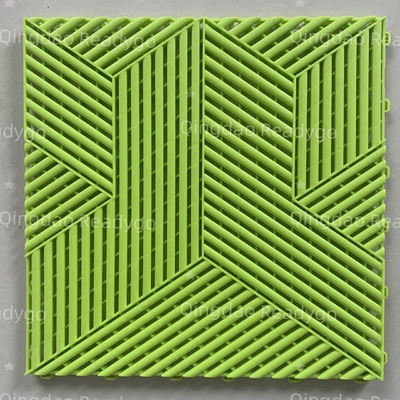 Pabrik 3D Kubik PP Garasi Lantai Anti-Slip Interlocking Drainase Garasi Lantai Genteng