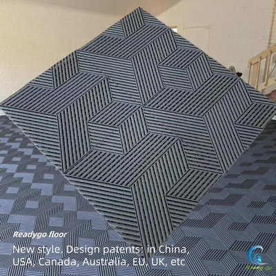 3D PP Garage Floor Tile Untuk Suhu Ekstrim