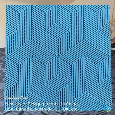 Outdoor Interlocking Garage Lantai Mats 25000Lbs Garagetrac Peti