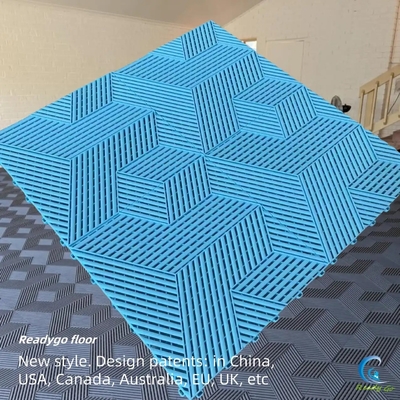 quality Tiga dimensi 19mm Garage Tile Interlocking Heavy Duty Garage Lantai Square factory