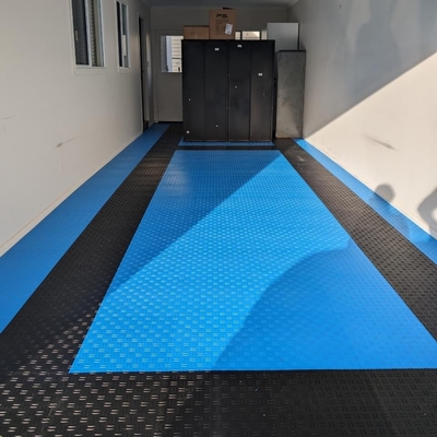 2500lbs Racedeck Diamond Garage Floor Tile Anti Slip Untuk Lokakarya