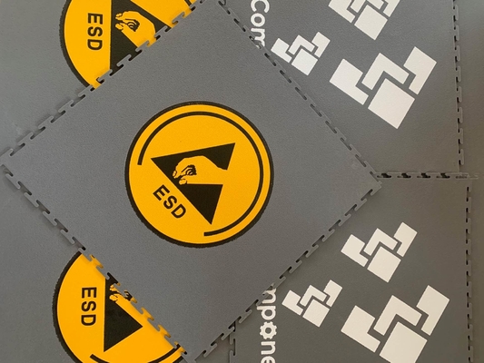 ESD Interlocking PVC Garage Flooring 10 Ohm ESD Flooring Tile